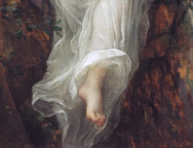 Detail of Echo by Cabanel in the Metropolitan Museum of Art, July 2018