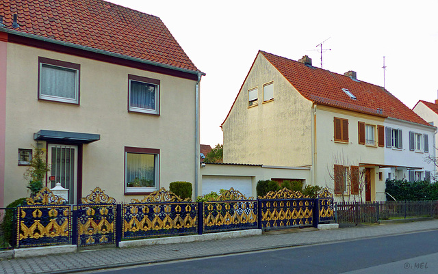 Der Zaun in Neu-Isenburg