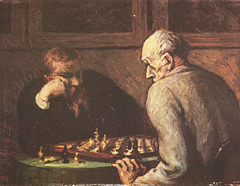 Les Joueurs d'échecs, par Honoré Daumier