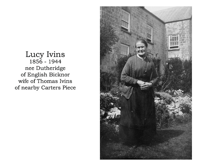Lucy Ivins, nee Dutheridge, from English Bicknor.