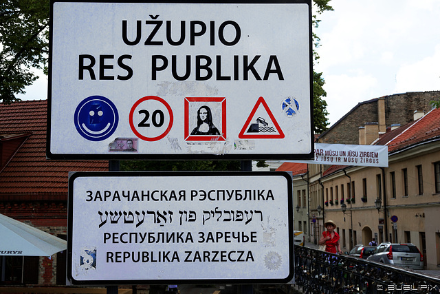 Grenze zur Republik Užupio  (© Buelipix)