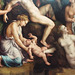 Detail of The Birth of Bacchus by Giulio Romano in the Getty Center, June 2016