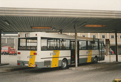 (De Lijn contractor) Autobussen de Reys 957125 (CUY 742) in Mechelen – 1 Feb 1993