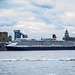 Queen Elizabeth and the Liver building