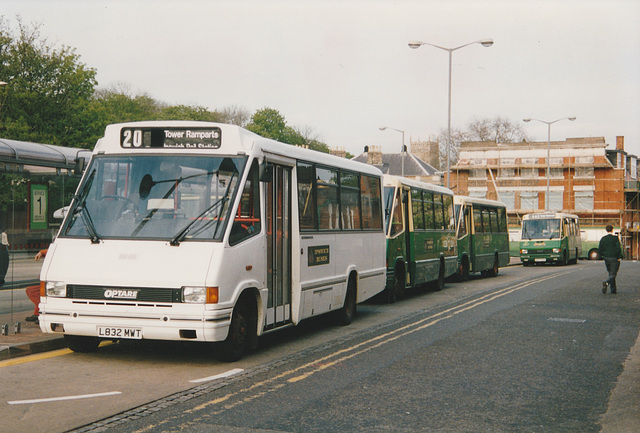 Ipswich Buses Optare Metroriders – 25 Apr 1994 (220-25)
