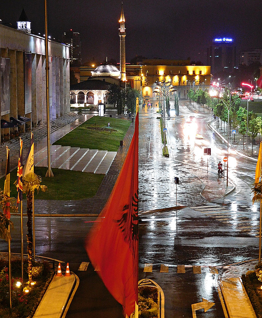 Late night Tirana