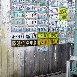 Wall of License Plates (HWW)