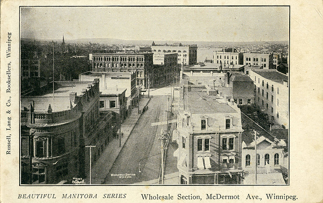 6228. Wholesale Section, McDermot Ave., Winnipeg.