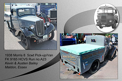 A23 1938 Morris 8 5cwt Pick-up Van FK 9165 Brighton 5 5 2013
