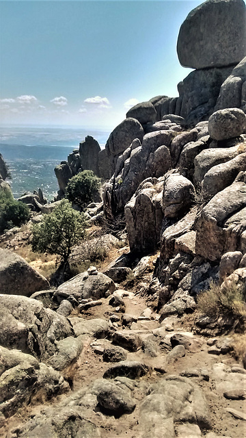 Sierra de La Cabrera - typical of its granite scenery.