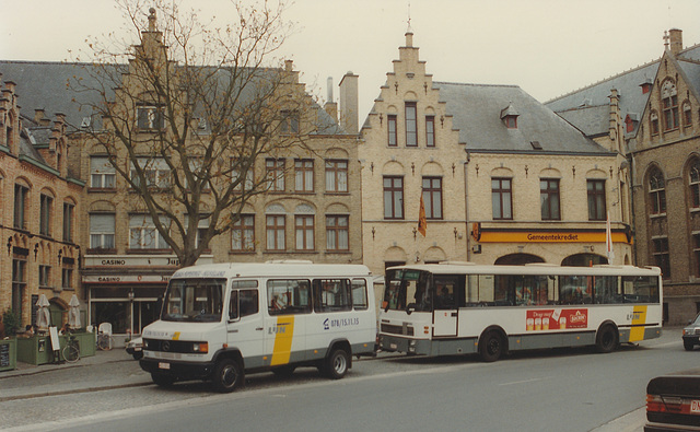 De Lijn contractor - Gruson Autobus in Poperinge - 25 Apr 1997
