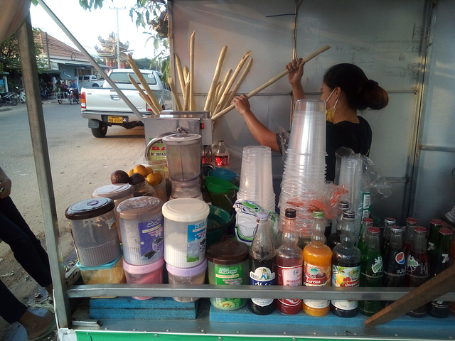 Sugar can delightful beverage of Laos