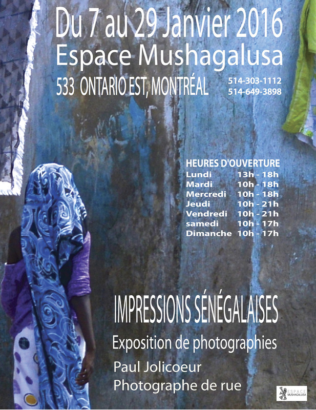Exposition Espace Mushagalusa, Montréal