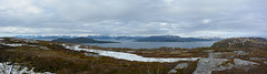 Norway, Kvænangen Fjord Coast Panorama