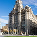 Royal Liver Building, Liverpool waterfront.