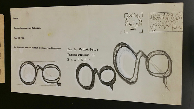 Museum Meermanno 2019 – Letter designs on an official postcard