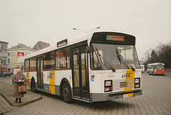 De Lijn 5934 (1499 P) at Mechelen - 1 Feb 1993