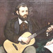 Detail of Music Lesson by Manet in the Boston Museum of Fine Arts, July 2011
