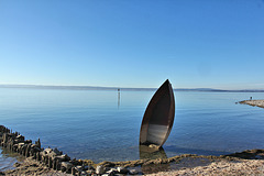 Skulptur am Hafen in Hagnau (PicinPic)