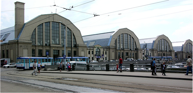 Großmarkthallen in Riga
