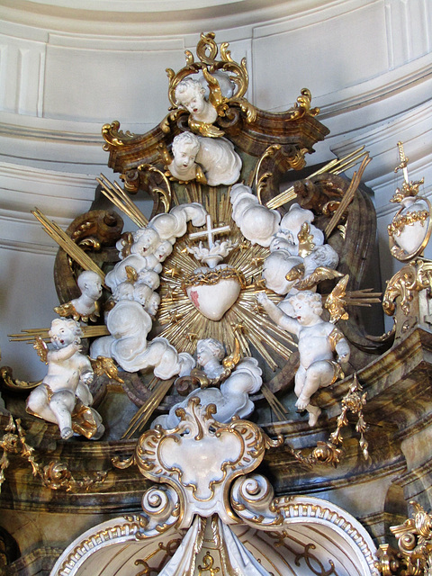 Detail aus der Wallfahrtskirche Mariaort