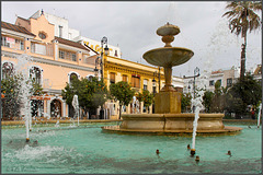 Springbrunnen auf dem Plaza del Cabildo (PiP)