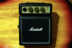 Miniature Marshall Half-Stack Amplifier