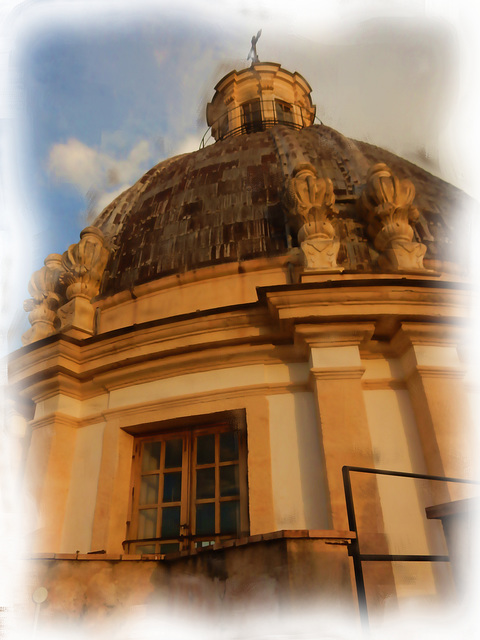 The dome of Santa Catarina Convent, Palermo