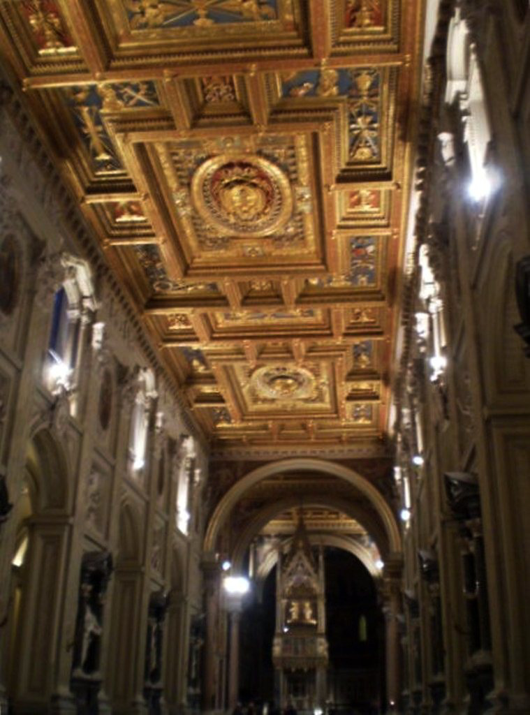 Ceiling of Saint John Lateran Basilica.