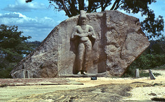 Steinerner Zeuge einer grossen Vergangenheit in Sigiriya