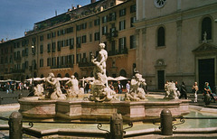 IT - Rom - Piazza Navona, Neptunbrunnen