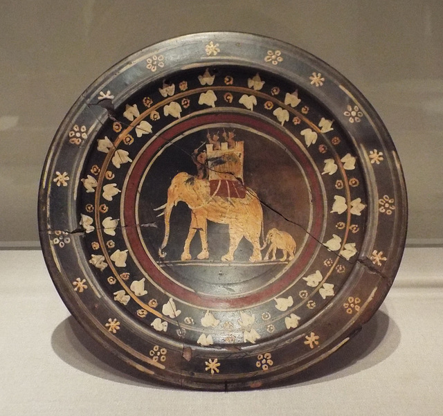 Terracotta Plate with Elephants in the Metropolitan Museum of Art, June 2016