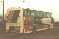 Applebys 5447 FH (H82 FVL) at Grantham Service Area – 7 Feb 1996 (301-03)