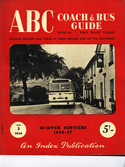 ABC Coach and Bus Guide - Winter 1956/7 cover