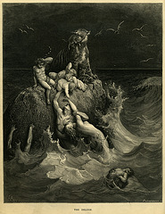 Le Déluge, gravure de Gustave Doré