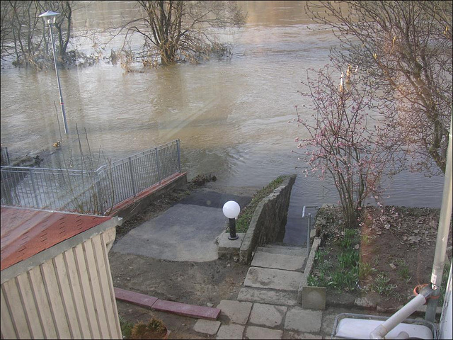 Das Hochwasser geht zurück