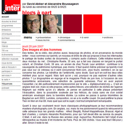 2007-06-28 - France inter - Lancement