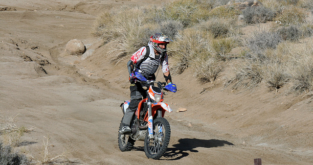 Motorcyclist Climbing Mengel Pass (9712)