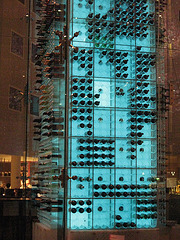 Stansted Radisson Hotel wine tower