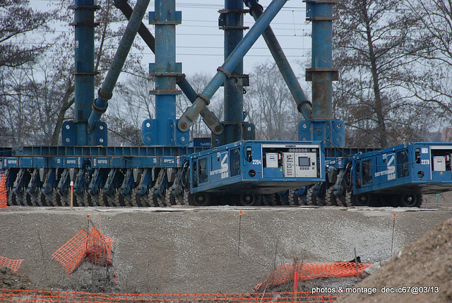 Opération déplacement du pont : les moteurs !