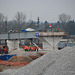 Opération déplacement du pont :coté gauche