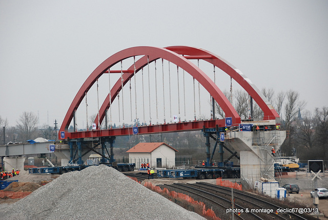 Opération déplacement du pont #5 :il ne reste plus que les micro réglages a faire