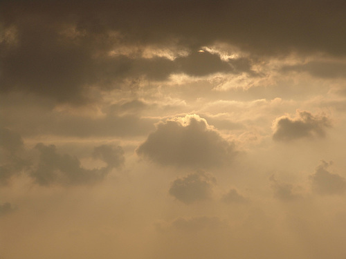 couché de soleil nacré