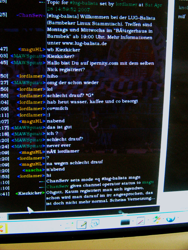 Medienübergreifende Vernetzung --> Hallo MAWSpitau... I've got trapped in IRC