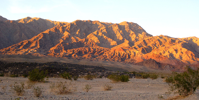 Along Badwater Road at Sunset (4301)