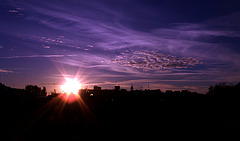 Sky on a cold morning