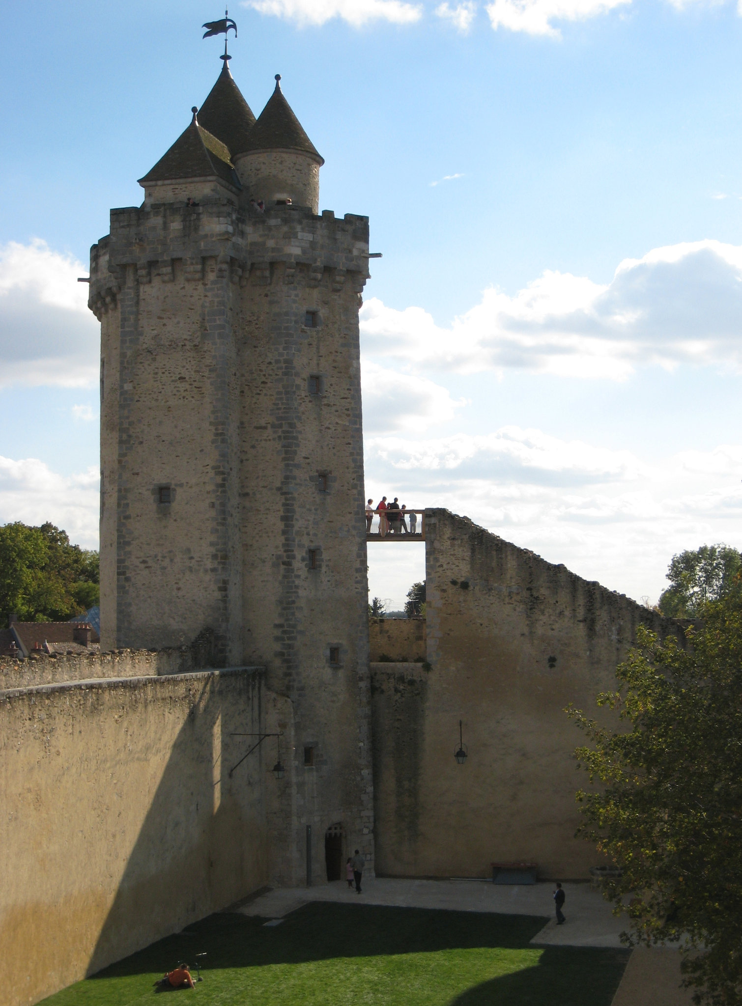 Château de Blandy - Le donjon