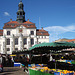 das Rathaus Lüneburg vom Markt aus