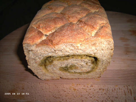 Gemarmerd (volkoren)pestobrood