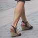 walking wedge heels